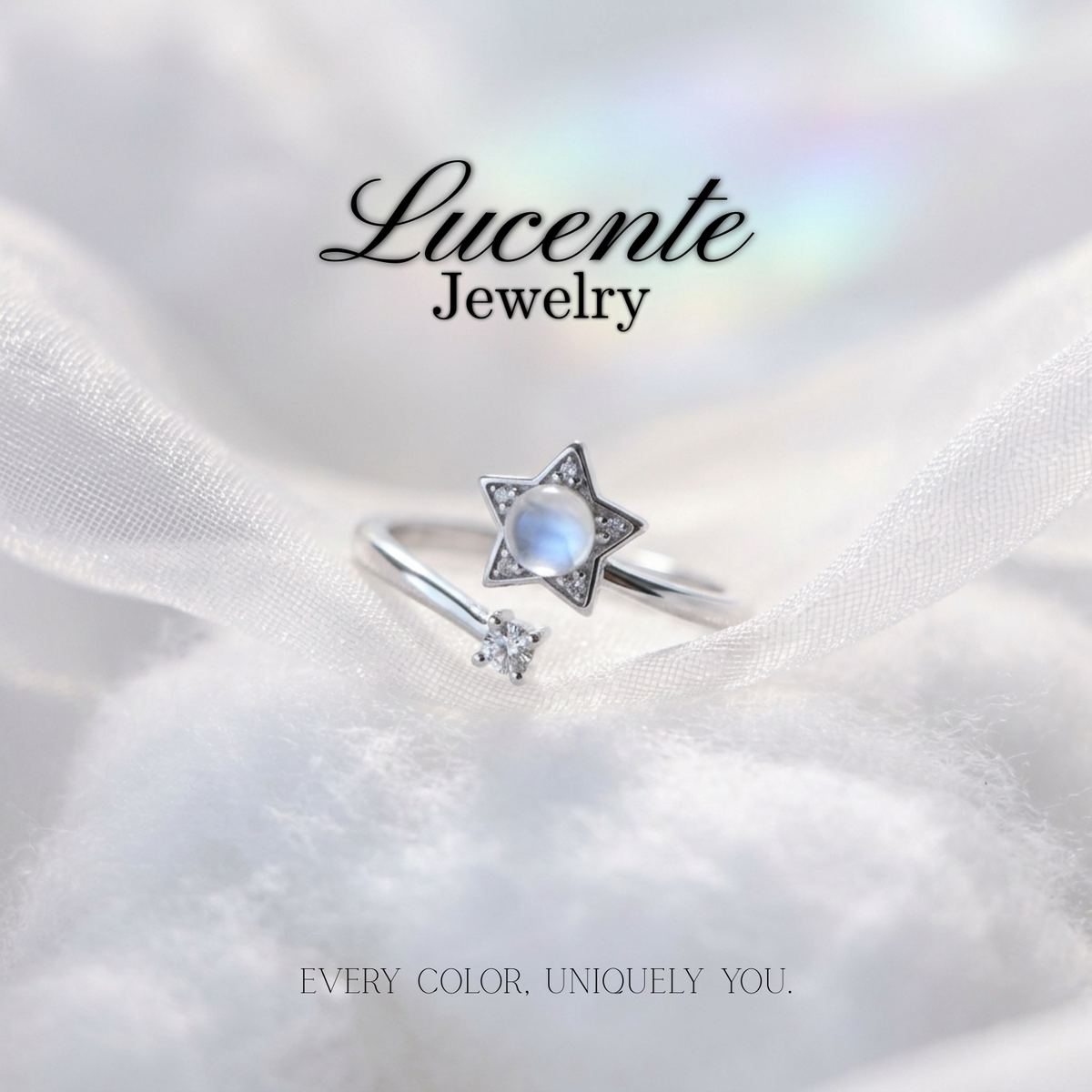 Celestial Star Bypass Ring